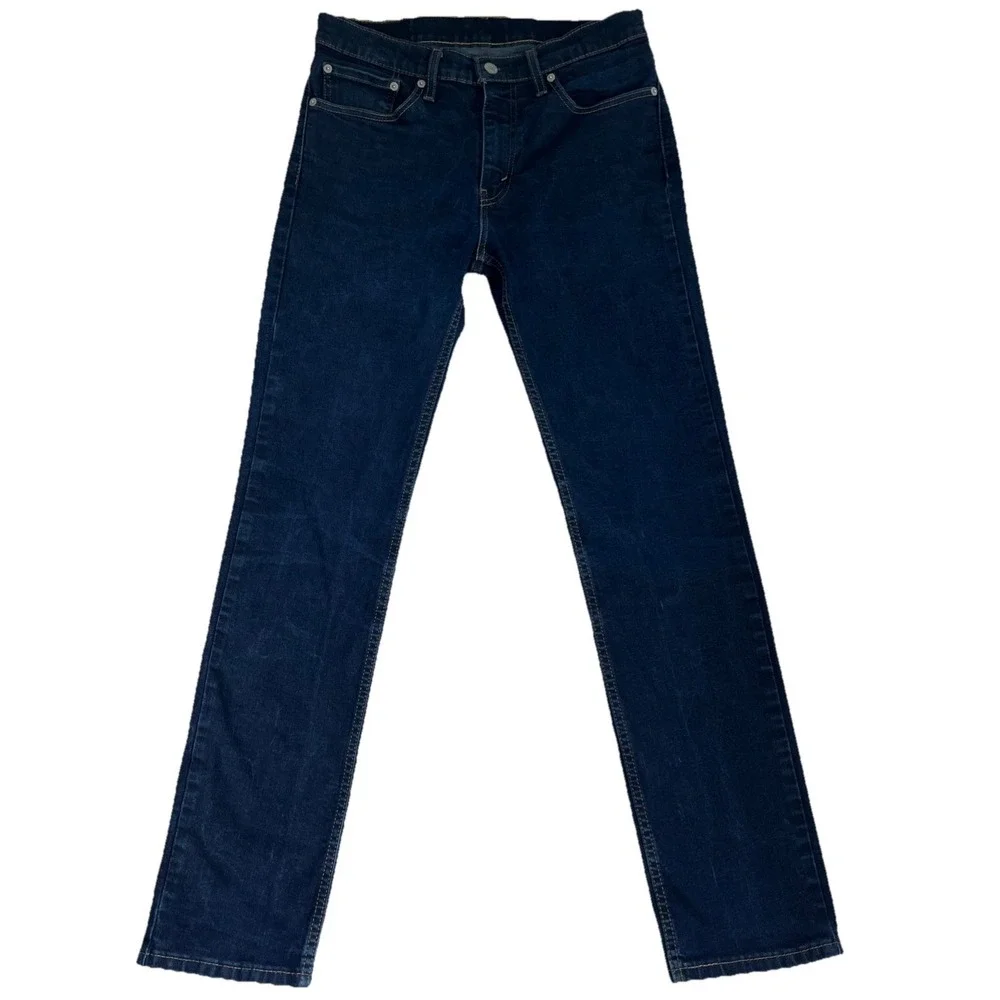 Levi's 511 Blue‎ Jeans Men's 32x34 Dark Wash EUC Preppy Cowboy Western Work